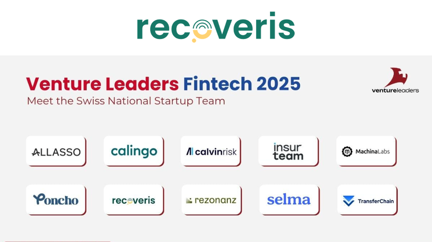 Recoveris Selected for Swiss National Startup Team