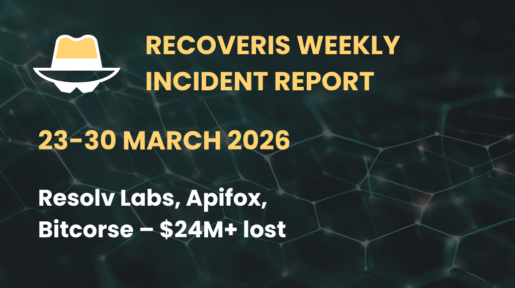 Weekly Incident Report: March 23–30, 2026