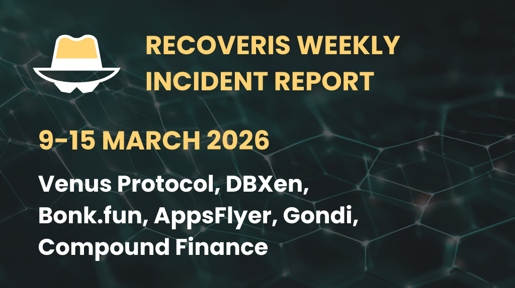 Weekly Incident Report: March 9–15, 2026