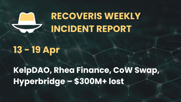 Weekly Incident Report: April 13–18, 2026
