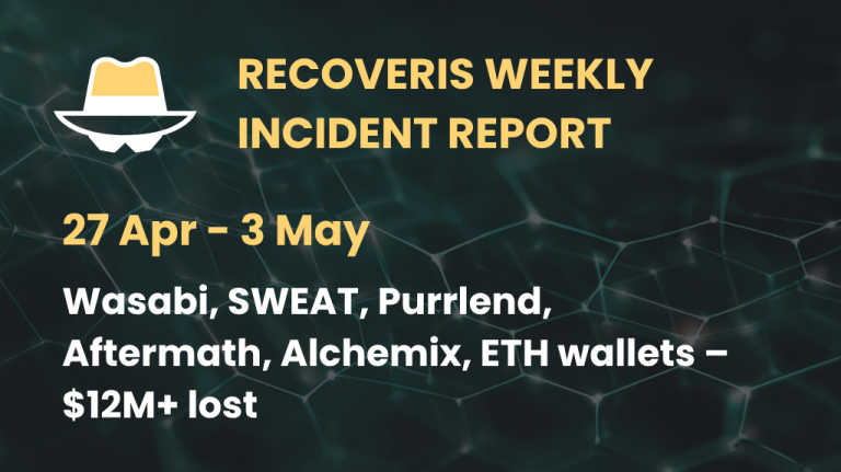 Weekly Incident Report: April 27–May 3, 2026