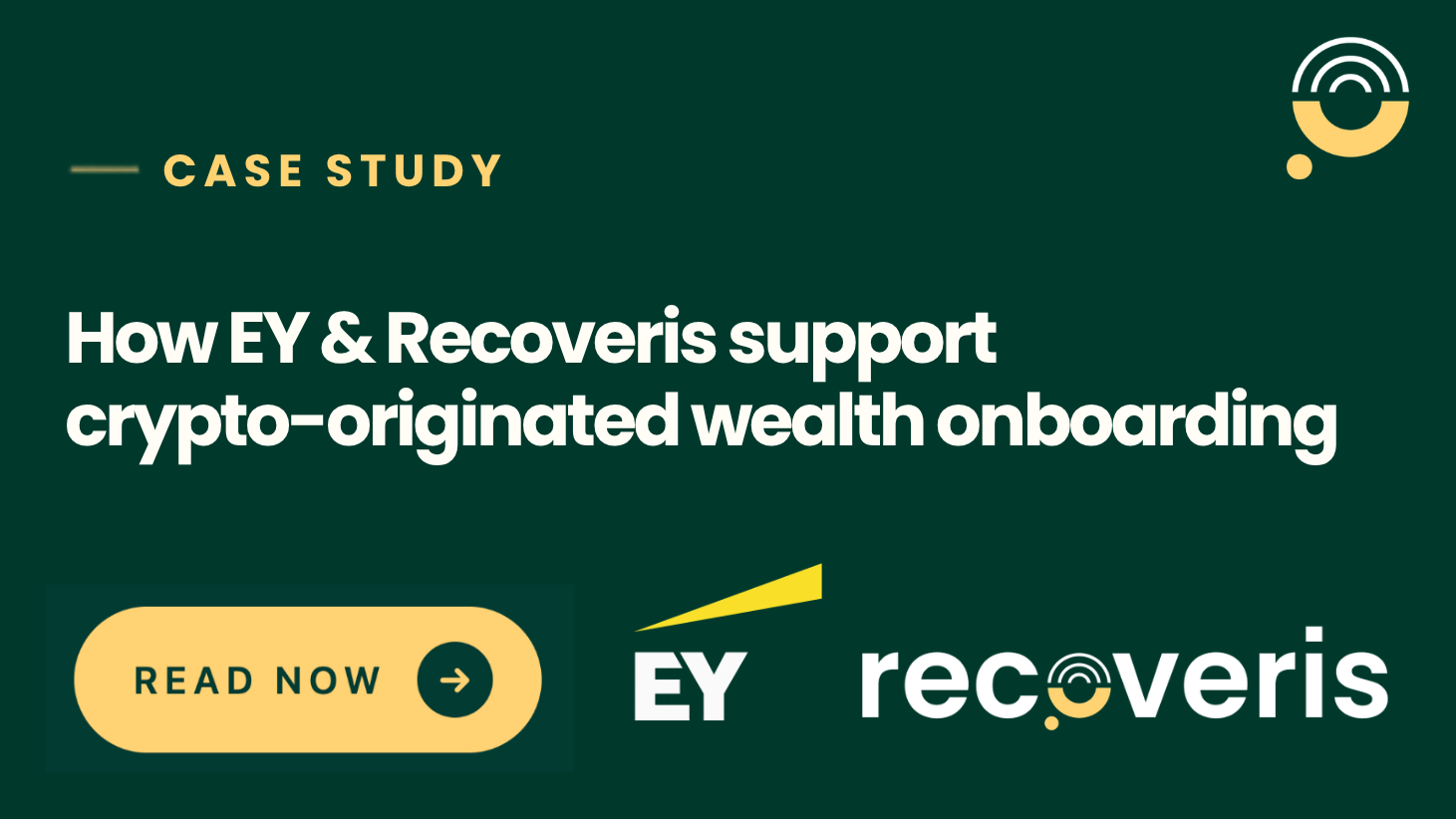 How EY & Recoveris support crypto-originated wealth onboarding