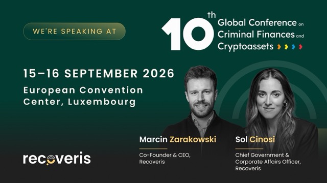 Recoveris at the 10th Global Conference on Criminal Finances and Cryptoassets